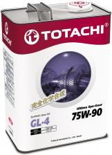 Автомасло Т/масло синтетика TOTACHI Ultima Syn-Gear 75W-90 GL-4 4л