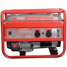 Генератор бензиновый PROKRESS POWER PG4800X (3.5/3.9 кВт, бак 15л, ручной запуск, пусковая мощность 7,0 кВа). Номинальное напряжение - 220 В. Номинальная частота - 50 Гц. Номинальная мощность - 3500 Вт. Максимальная мощность - 3900 Вт. Коэффициент мощности - 1. Скорость - 3000 об/мин. Объем бака - 15 литров. Высокие пусковые токи. Ручной стартер. Без возможности подключения блока ATS.