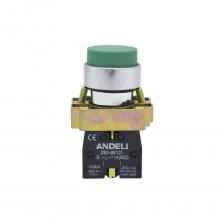 Кнопка ANDELI XB2-BL41 представляет собой надежное решение для управления силовыми цепями. Она изготовлена из прочного пластика, что обеспечивает долговечность и устойчивость к внешним воздействиям. Диаметр посадки составляет 22 мм, что делает её совместимой с большинством стандартных панелей. Зеленый цвет кнопки позволяет легко идентифицировать её на рабочем месте. Устройство имеет степень защиты 65 IP, что гарантирует защиту от пыли и водяных струй, обеспечивая безопасность эксплуатации в различных условиях. Отсутствие подсветки делает её экономичным вариантом для использования в системах, где не требуется дополнительная индикация. Кнопка не имеет фиксации, что позволяет быстро и удобно управлять процессами. Модельный ряд XB2 известен своей надежностью и качеством, что делает эту кнопку отличным выбором для профессионального использования.