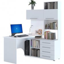 Компьютерный стол КСТ-14.1 Правый Белый СОКОЛ 00-00015787 представляет собой современное решение для организации рабочего пространства. Его угловая форма позволяет эффективно использовать пространство комнаты, а правосторонняя ориентация делает его удобным для пользователей, предпочитающих правую руку. Стол выполнен из прочного ЛДСП, что обеспечивает долговечность и устойчивость конструкции. Белый цвет придаёт изделию стильный и универсальный вид, который легко впишется в любой интерьер. Стол оснащён тумбой с четырьмя ящиками и восемью полками, что позволяет удобно разместить все необходимые офисные принадлежности и документы. Надстройка увеличивает функциональность, предоставляя дополнительное место для хранения. Максимальная нагрузка в 20 кг и толщина столешницы в 16 мм гарантируют надёжность при использовании. Габариты стола 1828х1350х1235 мм обеспечивают достаточно места для комфортной работы.