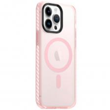 Чехол для смартфона Чехол Gurdini Nano Series with MagSafe iPhone 15 Pro (Розовый)