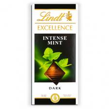 Шоколад Lindt Excellence темный мятный, какао, 100 г