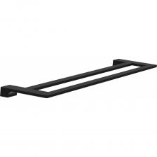 Полотенцедержатель двойной Wonzon & Woghand черный WW-9111-BL