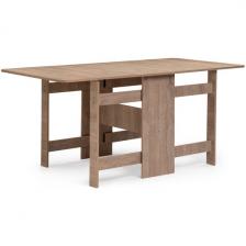 Стол-книжка подъемно-раскладной Woodville Йентель дуб баррик 474288 (прямоугольная столешница, 6 ножек)