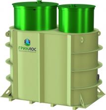 Септик с КНС Станция биоочистки стоков со встроенной КНС Гринлос Аэро с КНС 8
