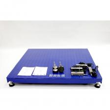 Весы платформенные электронные с торговой функцией. MAX=3000кг. MIN=10кг. e=d=500/1000г. Размер платформы весов 1500х1500 мм, конструкционная сталь. Светодиодный весовой индикатор МИ МДА/15Я. Функции: Количество разрядов Масса-Цена-Стоимость: 6, обнуление, режим суммирования (ручной-автоматический), торговый режим, счетный режим, взвешивание нестабильной нагрузки (взвешивание животных), процентный режим, режим дозирования (со звуковым сигналом), выходной сигнал управления дозированием, установка значения массы предустановленной тары. Интерфейс RS-232. Питание: от сети 220В/50Гц, аккумулятор 6В/4,5А·ч. Диапазон рабочих температур: -10...+40 ?С. Вес нетто/брутто: 123/125 кг.