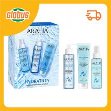 Подарочный набор Aravia Laboratories Hydration (гель, маска, мист для лица)