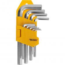 Набор имбусовых ключей KRANZ разработан для работы с крепежами, имеющими шлиц HEX (шестигранник). Ключи обладают Г-образной формой и сделаны из высококачественной стали.Благодаря антикоррозийному покрытию инструмент надёжно защищён от негативных внешних воздействий, что увеличивает срок его службы.