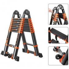 Телескопическая лестница STARTUL BLACK LINE ST9932-066