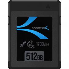 Карта памяти Sabrent Cfexpress B 512GB Rocket CFX 1700/1500MB/s CF-XTBT-512