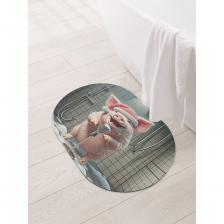 Коврик для ванной и туалета - это современный аксессуар для дома и отличное приобретение для создания домашнего уюта в интерьере вашей ванной комнаты. Универсальный мягкий коврик для ванны противоскользящий на пол размером 58x38 см. Половик для ванной, душевой и туалета выполнен из мягкого и приятного верхнего слоя на основании 100% полиэстера. Нижний слой: прорезиненная основа с противоскользящим покрытием. Овальный коврик для ванны и душа безворсовый на пол защитит вас от скольжения и предотвратит падение. Ковер впитывающий и при этом быстросохнущий, не теряет своих свойств при длительном контакте с влагой.Универсальное изделие подходит для использования в бассейне, сауне, коврик для туалета в туалетной зоне, под унитаз, дорожка в ванную, коврик для кухни и спальне в качестве прикроватного коврика и как коврик для детей.В комплект к коврику для ног резиновому можете подобрать шторку для ванной под брендом JoyArty.При распаковке маленького коврика на пол в ванную может присутствовать незначительный запах, связанный с производственными особенностями. Яркость рисунка может отличаться от изображения на сайте. Допустимо отклонение в размерах +- 2 см.