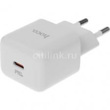 Сетевое зарядное устройство Hoco N32 Glory White, USB-C, 30Вт, 3A, белый