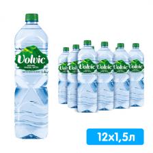 Вода Volvic 1.5 литра, без газа, пэт, 12 шт. в уп.