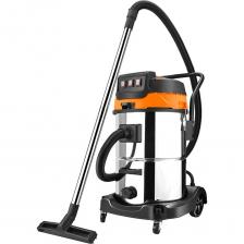 Строительный пылесос TURBOSKY IV-2 создан, чтобы справляться с самыми тяжелыми задачами. Благодаря ультра-мощному двигателю (3600-4500 Вт) и усиленной системе фильтрации с невероятной силой всасывания >=19 кПа, TURBOSKY IV-2 вмиг избавит вас от строительной пыли, производственных отходов, грязи и даже жидкостей. Забудьте о забитых фильтрах и потере мощности – этот пылесос создан для непрерывной и эффективной работы. Прочный корпус из нержавеющей стали выдержит любые испытания, не боится коррозии и механических повреждений, гарантируя долгий срок службы вашего помощника. Вместительный бак объемом 70 литров позволит проводить уборку больших площадей без частых остановок для очистки.