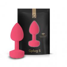 Анальная пробка GVIBE Gplug S Neon Rose Анальна пробка с вибрацией