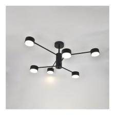 Люстра под лампу General Lighting Systems Стеллар GCHL-6GX53-M черная 662340