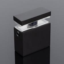 Соединитель труба-стекло SERVICE PLUS 30x10, черный матовый, sus304 S02-505BLK/sus304