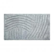 Коврик для ванной и душа BATH PLUS, прямоугольной формы, однотонный, серый, имеет противоскользящее напыление. Тип рисунка – полумесяц. Качество, комфорт и долгий срок эксплуатации.