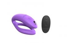 Интерактивный вибратор для пар We-Vibe Sync O, с пультом Д/У, 8 см, фиолетовый