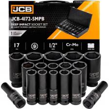 Набор JCB из торцевых 6-гранных ударных глубоких головок на 1/2" — это высококачественный набор инструментов для профессионалов и автолюбителей, обеспечивающий высокую производительность и надежность в работе.Этот комплект из 17 предметов специально разработан для работы с ударными гайковертами, обеспечивая максимальную передачу ударной энергии и устойчивость к повреждениям.Повышенная прочность и долговечность. Головки изготовлены из прочного хромомолибденового сплава (CR-Mo), что обеспечивает высокую степень износостойкости и долговечности даже при интенсивной эксплуатации.Устойчивость к высоким нагрузкам. Эти головки идеально подходят для работы с тяжелыми болтами и гайками, легко выдерживая значительные удары и нагрузки, что делает их незаменимыми в условиях интенсивного использования.Удобство работы в труднодоступных местах. Набор специально разработан для работы внутри механизмов, где доступ к крепежу ограничен. Это делает его идеальным выбором для автомобильного ремонта, строительства и промышленных процессов.Универсальность применения. Подходит для использования как в профессиональных, так и в бытовых условиях. Незаменимый инструмент для автомехаников, строителей и инженеров.