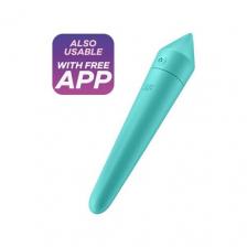 59653 Satisfyer Ultra Power Bullet 8, бирюзовый. Мини-вибратор с управлением через приложение