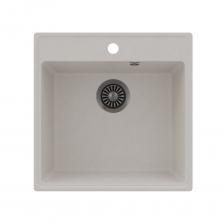 Мойка для кухни Maunfeld Perla 51х51х18 см врезная кварц кремовая