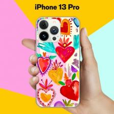 Силиконовый чехол на Apple iPhone 13 Pro Узор 13 / для Эпл Айфон 13 Про