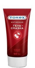 Оральная гель-смазка Torex Спелая вишня на водной основе туба, 50 мл