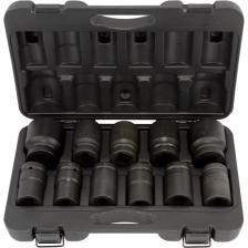 Набор ударных головок для УКМ Набор головок ударных 1" 11 шт., L=80 мм, пластиковый чемодан АвтоDело 40329 15164