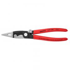 Клещи электромонтажные Knipex KN-1391200SB, 6-в-1, зачистка 0.75 – 1.5 / 2.5 мм?, рез ? 15 мм / 50 мм?, 200 мм