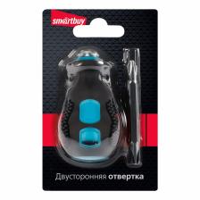 Двусторонняя отвертка, PH2, SL6, короткая бита 38 мм, cт. CR-V, Smartbuy tools, цена за 1 шт