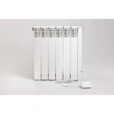 Электрические радиаторы Normand Smart с Wi-Fi сочетают в себе функции радиаторов и конвекторных обогревателей. Они создают конвекцию воздуха и тепловое излучение с поверхности, быстро и равномерно нагревают помещение. Мощность варьируется от 600 до 1200 Вт (100 Вт на 1 секцию). Есть два диапазона настройки температуры: нагрев воздуха 5°-35°С; прибора 5°-95°С. Большая теплоемкость, наличие электронного терморегулятора, высокий КПД сокращают время работы электробатареи до 6-10 часов в сутки. В таких условиях экономия электроэнергии достигает 40%. Радиатор предназначен для основного отопления помещения площадью от 6 м2 до 12 м2 или вспомогательного – от 12 до 24 м2 в зависимости от мощности модели. Установка Не требует обращения к специалисту. Для установки радиатора на стену достаточно инструкции. Крепежи входят в комплект. Радиаторы работают автономно или в единой цепи с другими. Чтобы пользоваться умным радиатором достаточно загрузить приложение Smart Life и подключиться к Wi-Fi. В умном термостате есть 3 режима работы: Режим «Manual» - Ручная регулировка температуры через приложение или термостат кнопками Режим «Eco» - Поддержание минимальной выставленной температуры (по умолчанию 7°C) Режим PRG - Программируемые настройки на неделю.