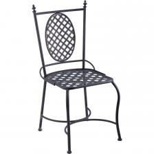 Стул Glasar кованый чёрный 44х50х95 см