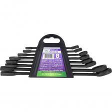 Этот набор комбинированных ключей от бренда POMAGIER станет незаменимым помощником как для профессионалов, так и для домашних мастеров. Включая 8 ключей различных размеров, он идеально подходит для выполнения широкого спектра работ, от ремонта автомобилей до бытовых задач.Характеристики:Размеры ключей: 6, 8, 10, 12, 13, 14, 17, 19 мм.Материал: Изготовлены из высококачественной хромванадиевой стали, что обеспечивает долговечность и устойчивость к коррозии.Удобство хранения: Поставляется в пластиковом держателе, который позволяет удобно организовать и хранить ключи, предотвращая их потерю.Преимущества:Высокая прочность и надежность: Ключи из хромванадиевой стали обладают отличными механическими свойствами, что делает их идеальными для работы с крепежами различной прочности.Разнообразие размеров: Набор включает ключи от 6 до 19 мм, что позволяет легко справляться с различными задачами, будь то мелкий ремонт или более серьезные работы.Компактный и легкий пластиковый держатель: Держатель обеспечивает удобное хранение и транспортировку, позволяя всегда иметь инструменты под рукой.Дополнительные особенности:Универсальность: Идеально подходят для работы с болтами и гайками, как в автомобиле, так и в быту, что делает их незаменимыми в любом наборе инструментов.Легкость в использовании: Комбинированные ключи позволяют быстро переключаться между открытым и закрытым положениями, что делает процесс работы более эффективным.