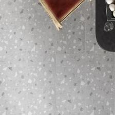 Глазурованный керамогранит Шахтинская плитка Нео Терраццо 40x40 см 1.76 м? матовый цвет серый