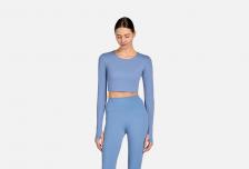 топ с открытой спиной Голубой L мл ATHLETIQUE