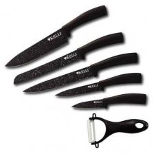 Набор ножей KELLI KL-2031, черный