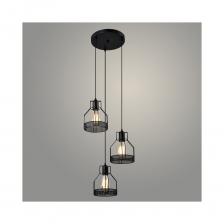 Подвес РОСТОК 21767/3HQ BK черный, 3x40W, E27, h1000, WAN23 988372445