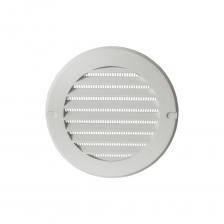 Круглая решетка Решетка круглая с сеткой с фланцем d125 мм Эвент РК125с