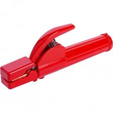 Используется для удержания электрода в нужном положении и подведения к нему тока в процессе сварочных работ. Электрододержатель типа "зажим" жестко фиксирует электрод в различных положениях.