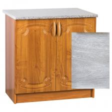 Рабочий стол SANTREK ширина 80 см берёза 2 двери фасад МДФ, столешница цвет сахара 64297