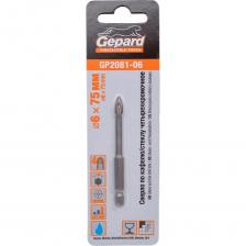 Сверло по кафелю и стеклу Сверло копьевидное твердосплавное по кафелю и стеклу 6x75 мм Gepard GP2081-06