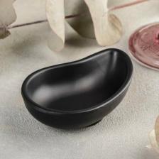 Соусник "Черный Восток", 10х6,6х2,5 см, цвет черный