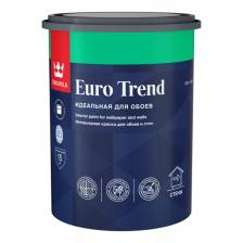 краска в/д TIKKIVALA Euro Trend для обоев база А 0,9л белая, арт. 700009616