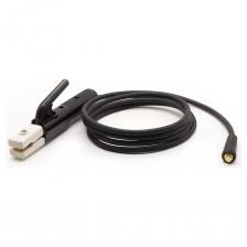 Кабель с электрододержателем 200А, 3м (16мм / ОКС 10-25) Оберон 2023001 в сборе, для сварочных аппаратов работающих на токе до 200 А. Предназначен для надежной фиксации, удержания электрода и подвода к нему сварочного тока во время MMA сварки. Электроведущие части надежно изолированы от случайного прикосновения. Для комплектации используются кабели высочайшего качества.