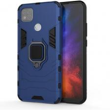 Чехол противоударный для Xiaomi Redmi 9C и Redmi 10A / Редми 9С и Редми 10А (Темно-синий)