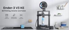 Creality 3D 3D принтер Creality Ender-3 V3 KE, размер печати 220x220x250mm, FDM, PLA/ABS/TPU(95A)/PETG/ASA, max 500 мм/с., датчик CR Touch (автоматическое выравнивание стола), Enternet, USB, Creality cloud APP (набор для сборки) [1001020531]