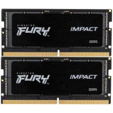 Оперативная память Kingston SODIMM DDR5 64Gb (2x32Gb) 4800MHz FURY Impact (KF548S38IBK2-64)