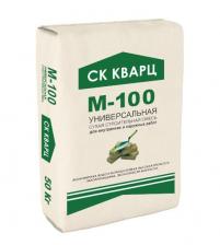 Универсальная штукатурная смесь М-100 50 кг СК Кварц