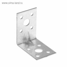 Уголок крепежный усиленный ТУНДРА krep, 50x50x35x2 мм, в упаковке 100 шт.